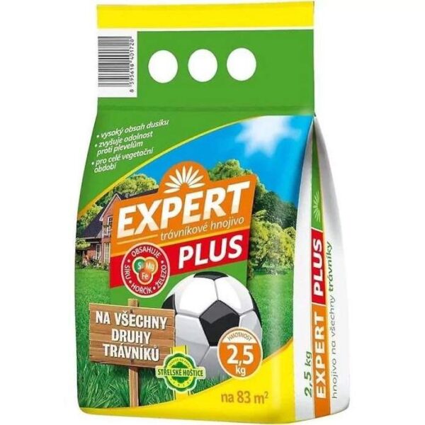 Expert plus trávnikové hnojivo 2,5kg