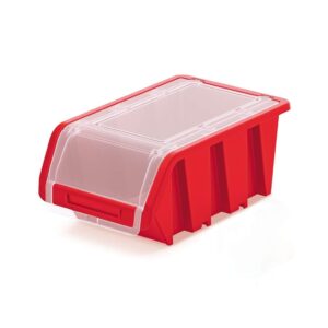 Úložný box s poklopom KTRF23 červený
